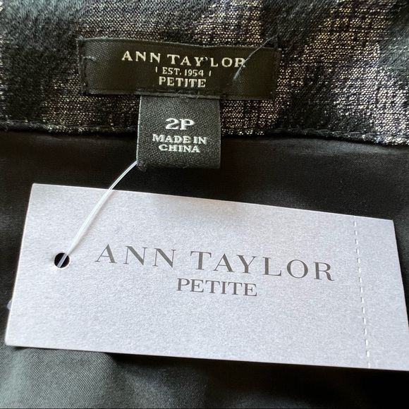 Ann Taylor Black and Gray Leopard Print Dress - Picture 6 of 8